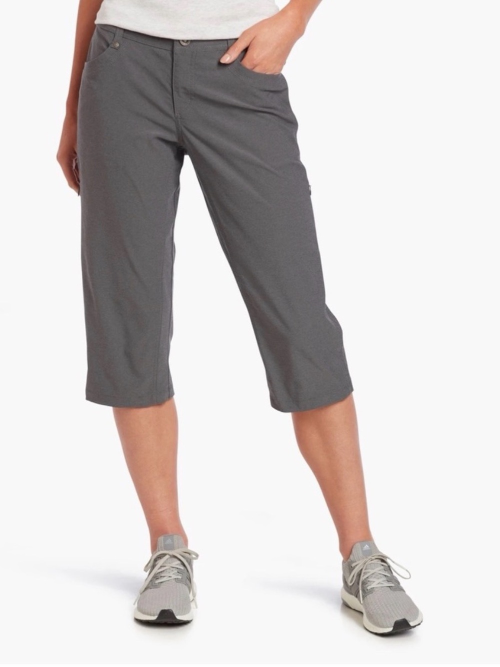 KUHL TREKR KAPRI Capri Pants Charcoal Size 10